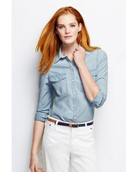 Light Blue Chambray Dress Shirt