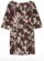 Burgundy Floral Shift Dress