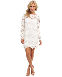 White Lace Shift Dress