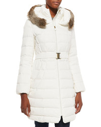 White Puffer Coat