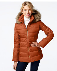 Tobacco Puffer Coat