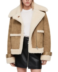 Tan Shearling Jacket
