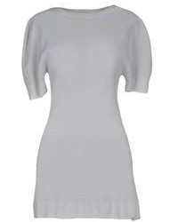Grey Short Sleeve Sweater
