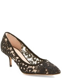 Black Lace Pumps