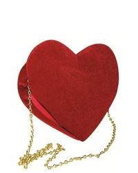 Burgundy Velvet Clutch