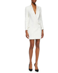 White Tuxedo Dress