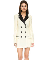 White and Black Tuxedo Dress