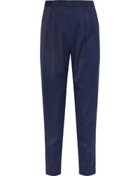 Navy Tapered Pants