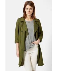 Olive Duster Coat