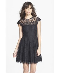 Black Fit and Flare Dress
