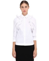 White Ruffle Dress Shirt