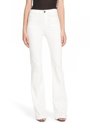 White Flare Pants