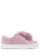 Pink Suede Slip-on Sneakers