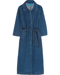 Navy Denim Coat
