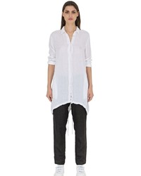 White Linen Dress Shirt