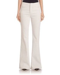 White Denim Wide Leg Pants