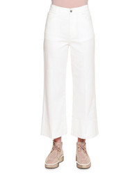 White Denim Culottes