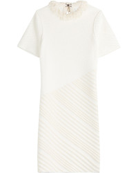White Embellished Sheath Dress