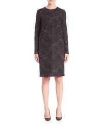 Charcoal Wool Shift Dress