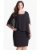 Black Chiffon Sheath Dress