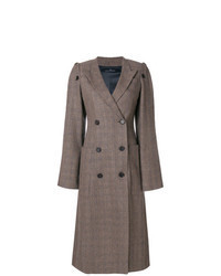 Brown Check Coat