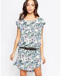 White Floral Shift Dress