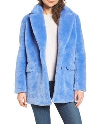Blue Fur Jacket