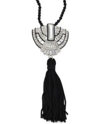 Black Beaded Pendant