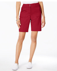 Red Bermuda Shorts
