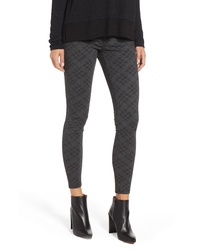 Charcoal Print Skinny Pants