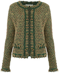 Olive Knit Open Cardigan