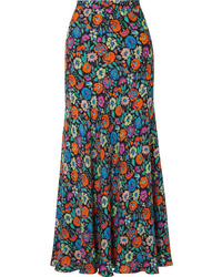 Multi colored Floral Maxi Skirt