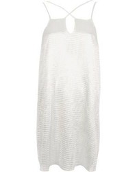 White Satin Cami Dress