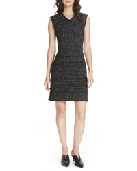 Black Tweed Sheath Dress
