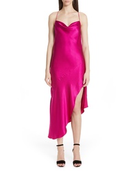Hot Pink Satin Cami Dress