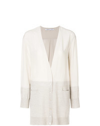 Beige Long Cardigan