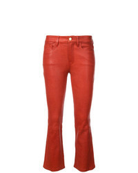 Red Leather Jeans