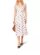 White and Black Polka Dot Wrap Dress