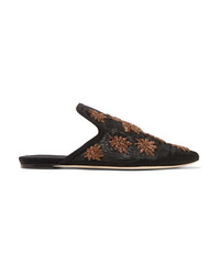 Black Canvas Loafers