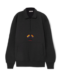 Black Zip Neck Sweater