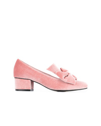 Pink Velvet Pumps