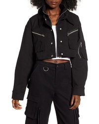 Black Shirt Jacket