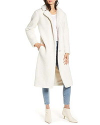 White Fleece Coat