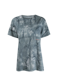 Blue Tie-Dye Crew-neck T-shirt