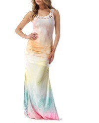 Multi colored Tie-Dye Maxi Dress