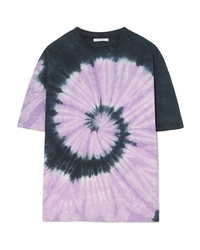 Light Violet Tie-Dye Crew-neck T-shirt