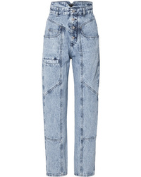 Light Blue Acid Wash Boyfriend Jeans