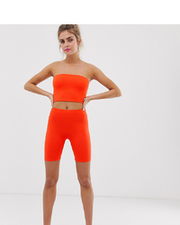 Orange Bike Shorts