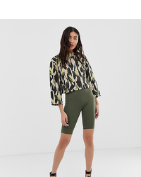 Olive Bike Shorts