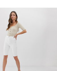 White Bike Shorts